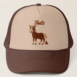 Casquette C’est un Humour animal amusant pour le cheval Hila