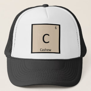 Casquette C - Symbole de table périodique de la chimie des