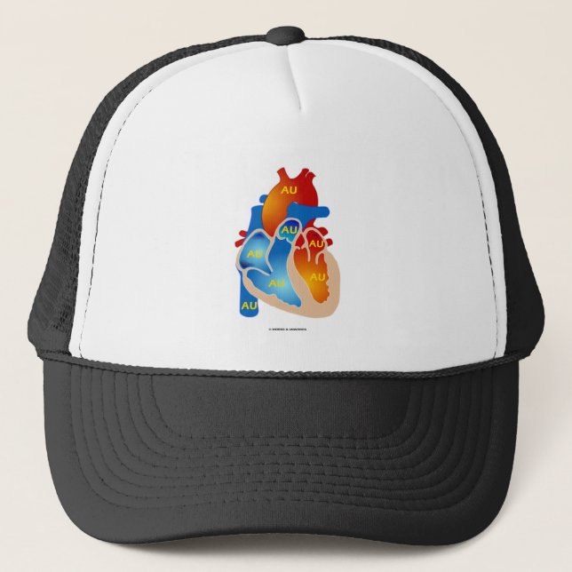 Casquette C?ur d'or (AU de symbole chimique) (Devant)