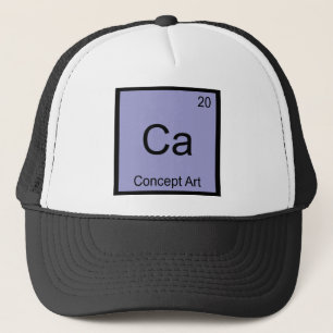 Casquette Ca - Concept Art Symbole d'élément de chimie drôle