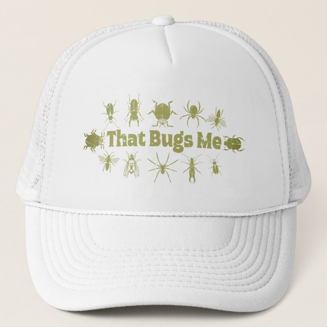 Casquette Ça M'Empêche Drôle D'Insectes Distorties Bugs (Devant)