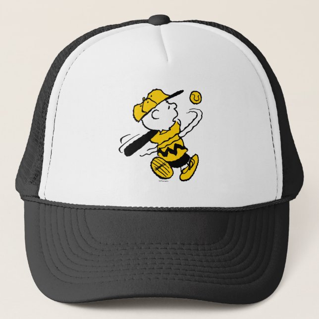 Casquette cacahuètes | Charlie Brown à Bat (Devant)