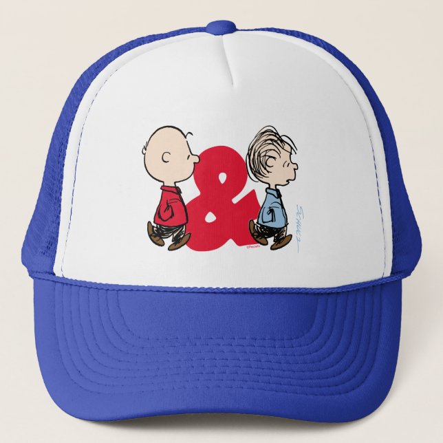 Casquette cacahuètes | Charlie Brown & Linus (Devant)