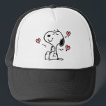 Casquette cacahuètes | Coeurs de snoopy<br><div class="desc">Découvrez ce design amusant de cacahuètes avec Snoopy.</div>