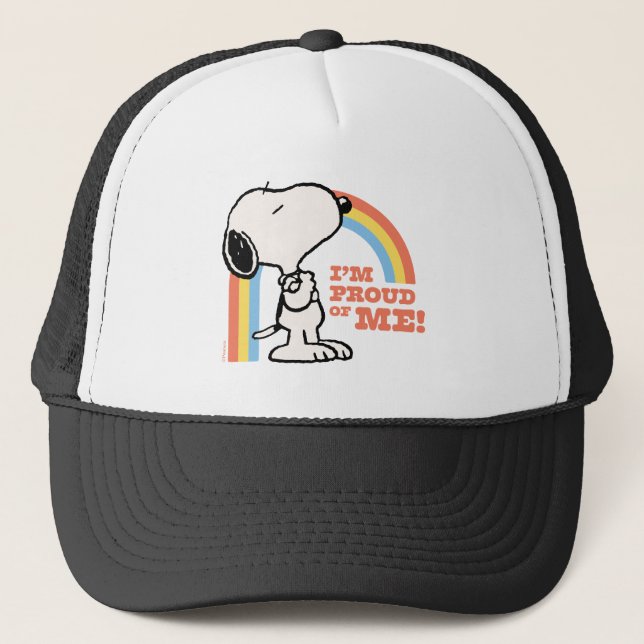 Casquette cacahuètes | Snoopy Je suis fier de moi (Devant)
