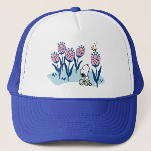 Casquette cacahuètes   Snoopy & Woodstock Flower Garden