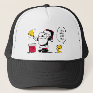Casquette cacahuètes   Snoopy & Woodstock Père Noël Bell Rin