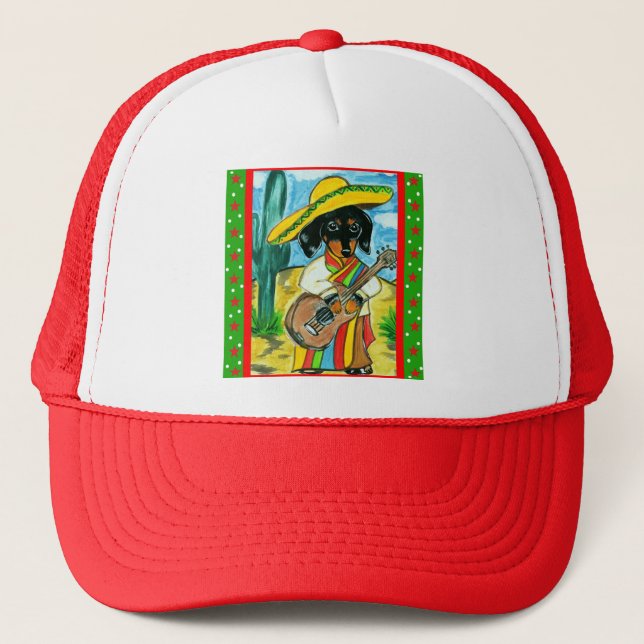 Casquette Cachshund Cinco de Mayo (Devant)