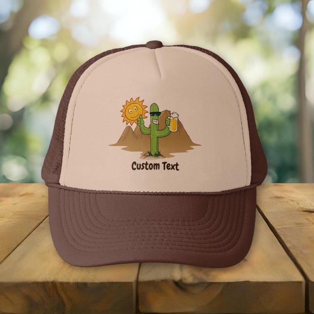 Casquette Cactus avec bière (Créateur téléchargé)
