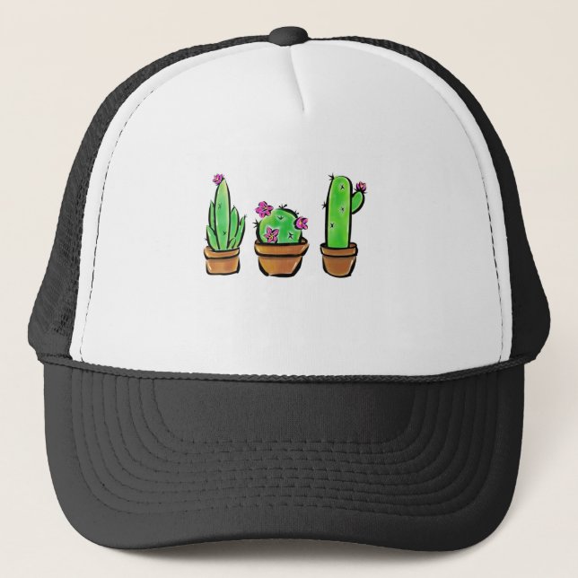 Casquette Cactus cactus cactus succulents (Devant)