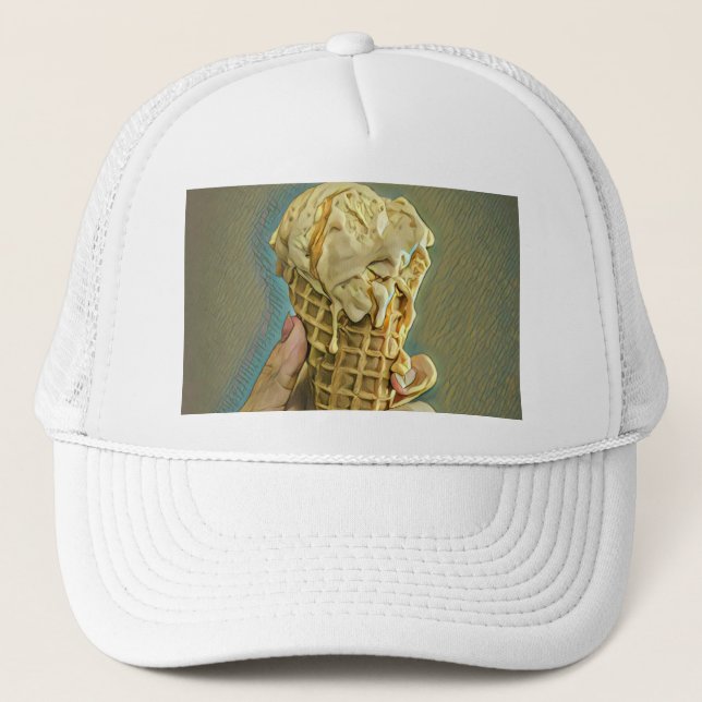Casquette Cadeau amoureux de crème glacée (Devant)
