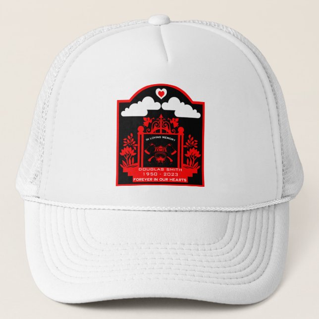Casquette Cadeau commémoratif des pompiers (Devant)