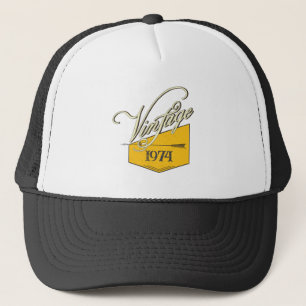 Casquette Cadeau d'anniversaire personnalisé vintage 1974