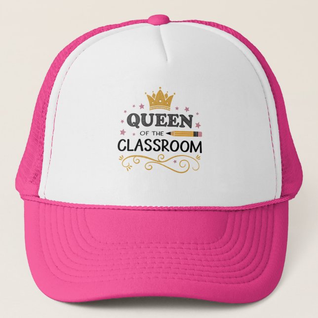 Casquette Cadeau d'appréciation pour l'enseignant – Reine de (Devant)