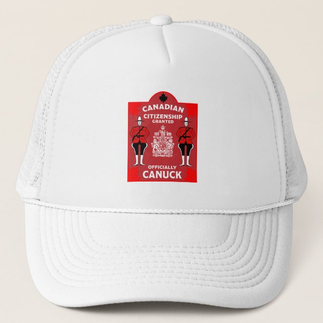 Casquette Cadeau de célébration de la citoyenneté canadienne (Devant)