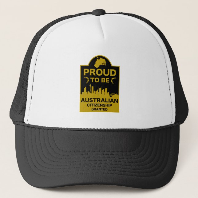 Casquette Cadeau de citoyenneté australienne (Devant)
