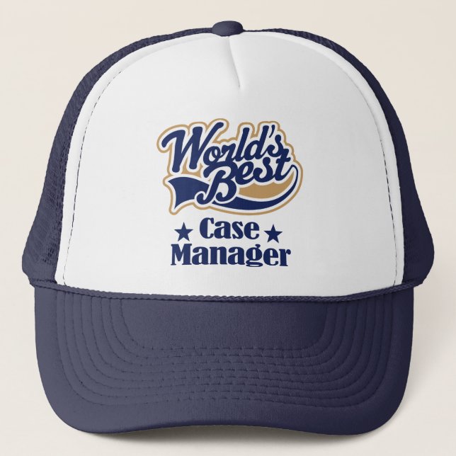 Casquette Cadeau de directeur de cas (mondes meilleurs) (Devant)