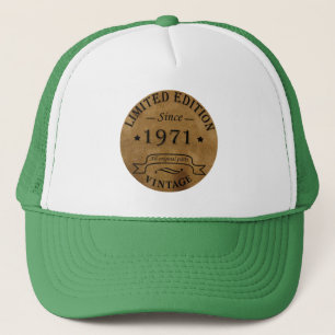 Casquette Cadeau de fête d'anniversaire antique vintage né e