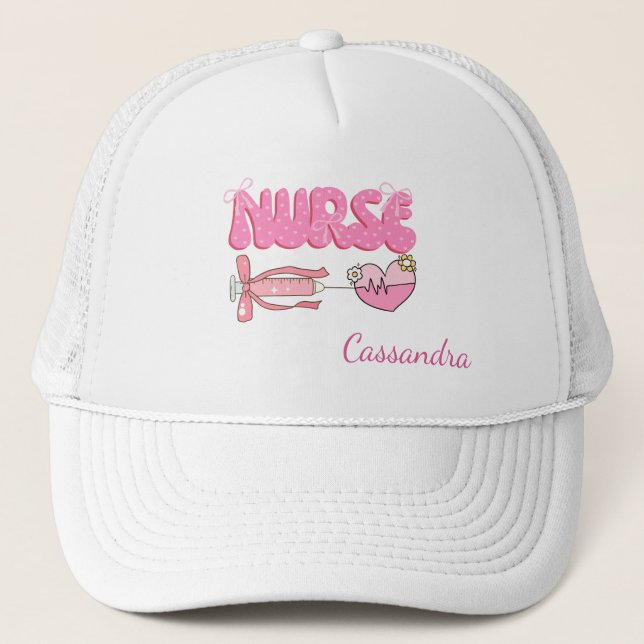 Casquette Cadeau de nom d'étudiant infirmier école future in (Devant)