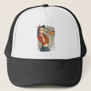 Casquette Cadeau de tarte à la citrouille de Thanksgiving po