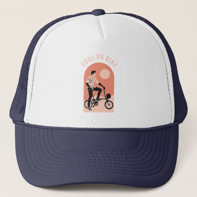 Casquette Cadeau De Vélo Parfait - Cool Sur Vélo (Devant)