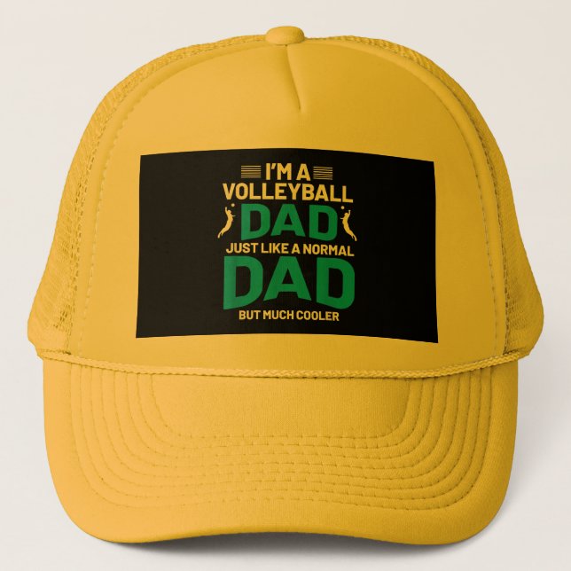 Casquette Cadeau De Volley-Ball Mignonne Pour Les Pères Et L (Devant)