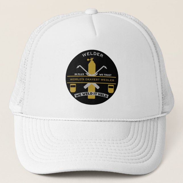 Casquette Cadeau d'humour de soudage (Devant)