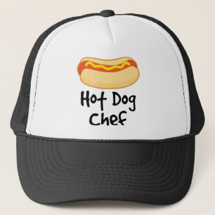 Casquette Cadeau drôle de cuisine de chef de hot-dog