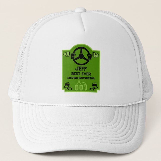 Casquette Cadeau drôle pour moniteur d'auto-école (Devant)