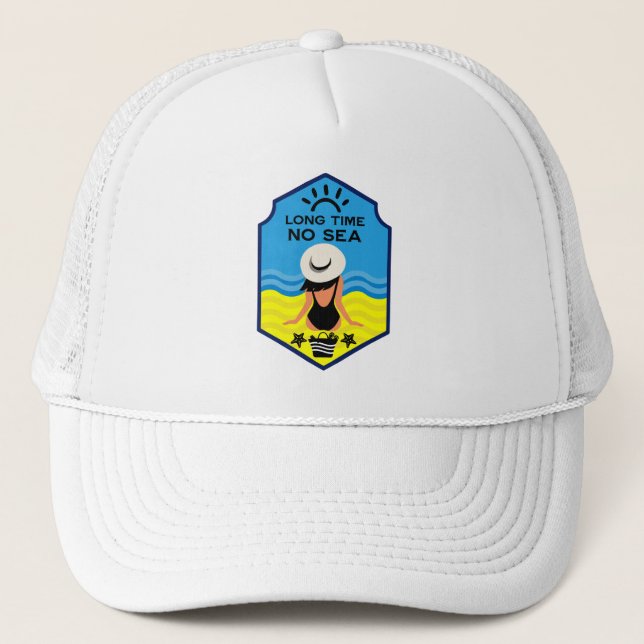 Casquette Cadeau essentiel de plage d'été (Devant)