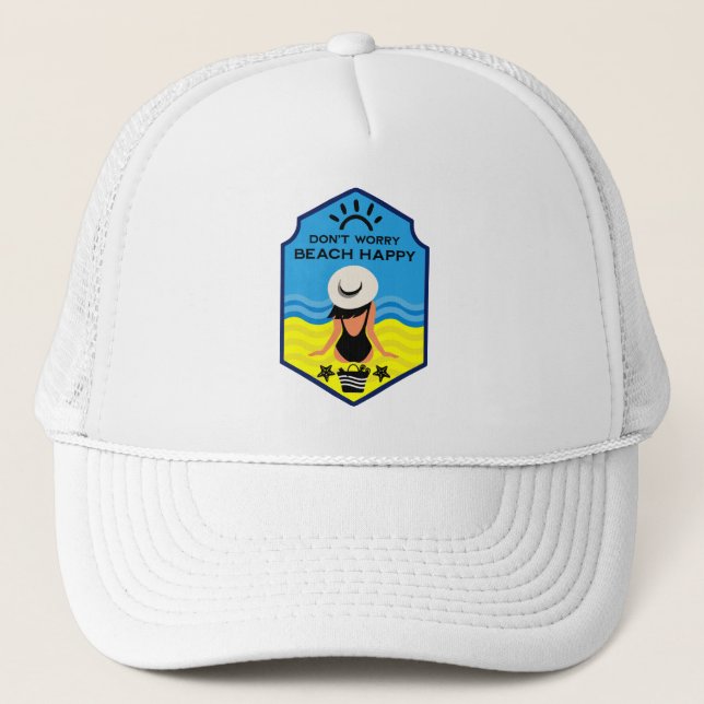 Casquette Cadeau essentiel de plage d'été (Devant)