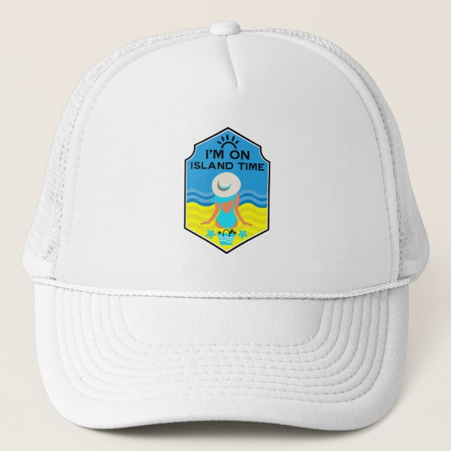 Casquette Cadeau essentiel de plage d'été (Devant)