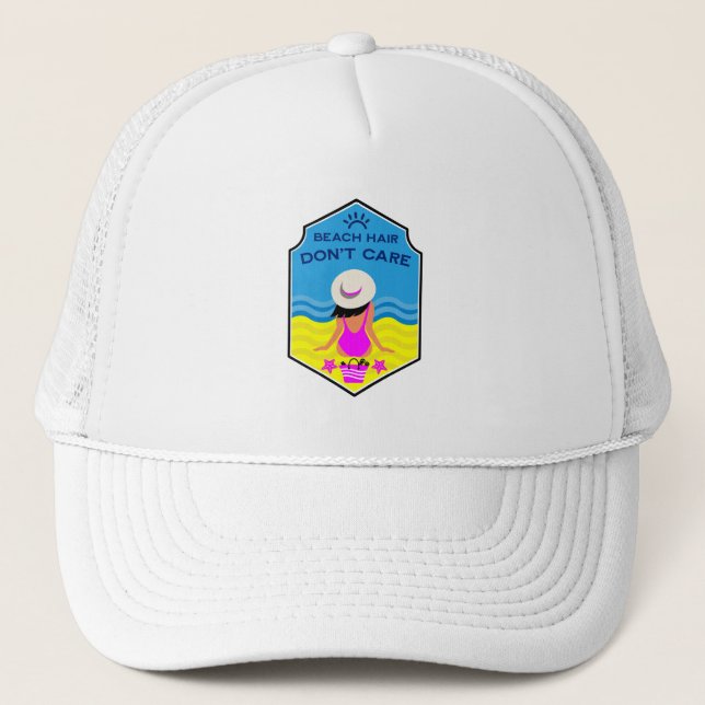 Casquette Cadeau essentiel de plage d'été (Devant)
