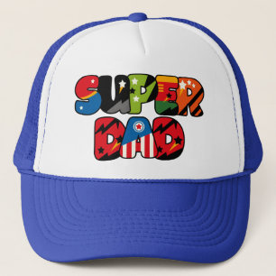 Casquette Cadeau fête des pères Superdad Superhero Super Pap