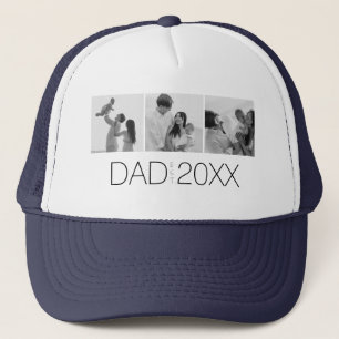 Casquette Cadeau Papa Année de Fondation Photo Moderne Fête 