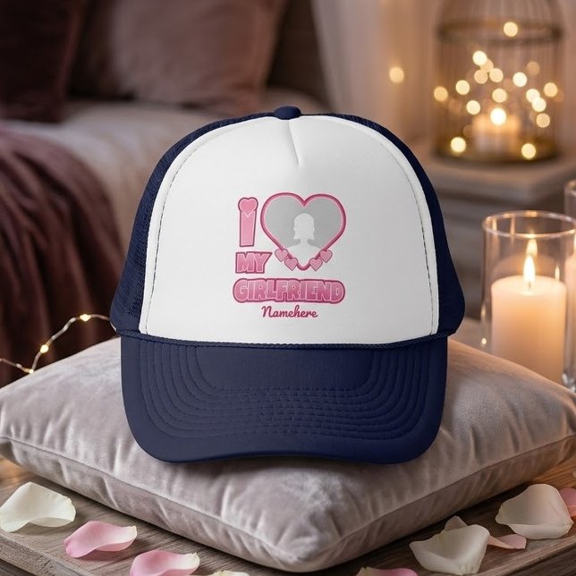 Casquette Cadeau personnalisé Je t'aime ma copine – Ajoutez  (Créateur téléchargé)