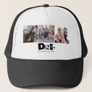 Casquette Cadeau personnalisé pour papa année 3 enfants phot