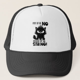 Casquette Cadeau pour amateur de chat drôle avant tout 