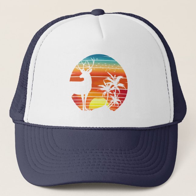 CASQUETTE CADEAU RÉTRO CHASSEUR DE CERFS  (Devant)