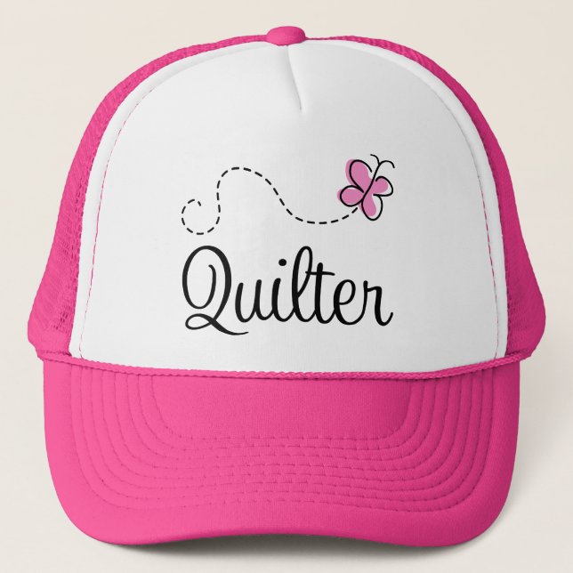 Casquette Cadeau rose mignon de Quilter (Devant)