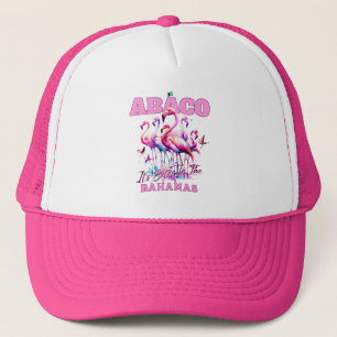 Casquette Cadeau souvenir Bahamas : Abaco Bahamas Flamant ro