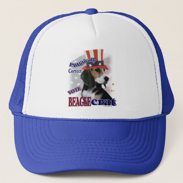 Casquette Cadeaux beagles (Devant)