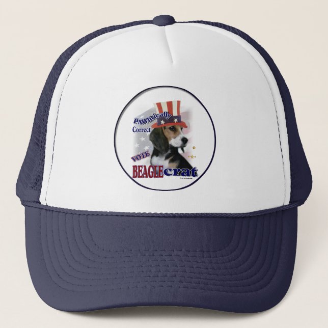 Casquette Cadeaux beagles (Devant)