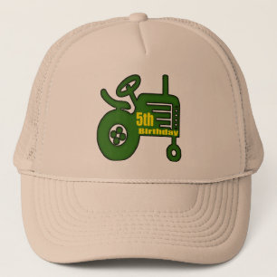 Casquette Cadeaux d'anniversaire de tracteur de ferme 5èmes
