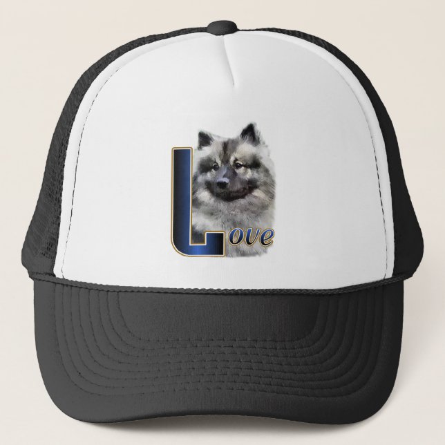 Casquette Cadeaux d'art Keeshond (Devant)