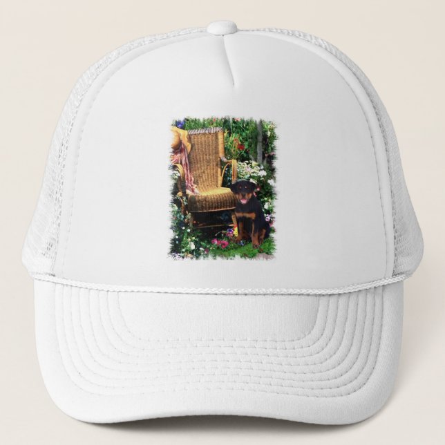 Casquette Cadeaux d'art Rottweiler (Devant)