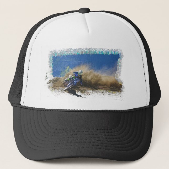 Casquette Cadeaux d'artisanat Motocross Racer (Devant)