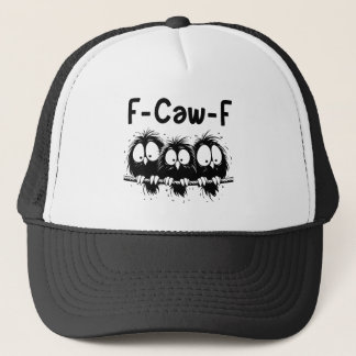 Casquette Cadeaux de citation d'oiseau drôle F-Caw-F 