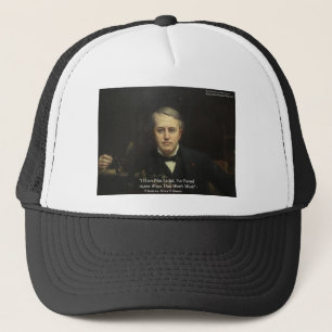 Casquette Cadeaux de citations de sagesse de Thomas Edison "