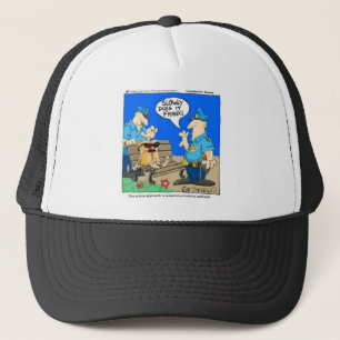 Casquette Cadeaux de dessin animé drôle de police de colis s